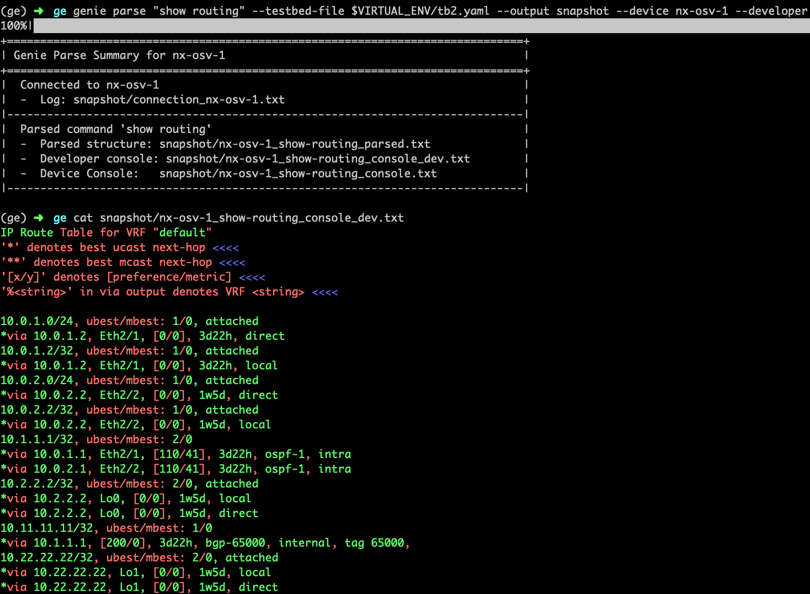 Sample log